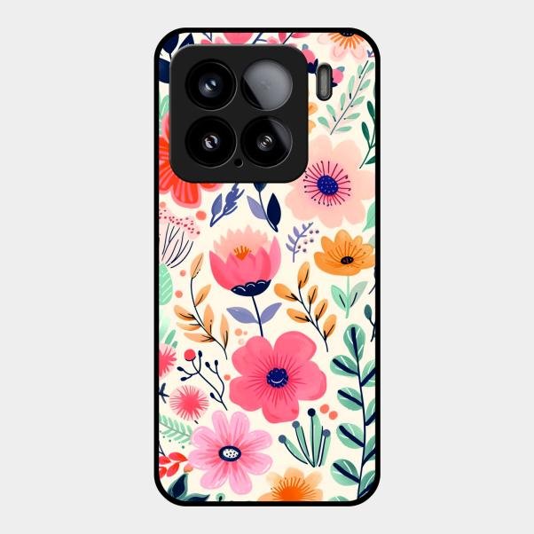 Garden of Delights Glass Case Cover For Xiaomi 15 5G