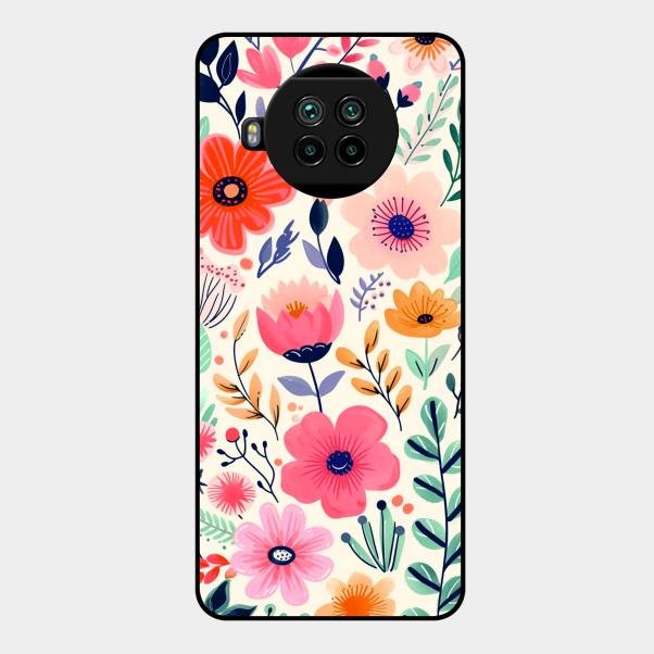 Garden of Delights Glass Case Cover For Xiaomi Mi 10I 5G