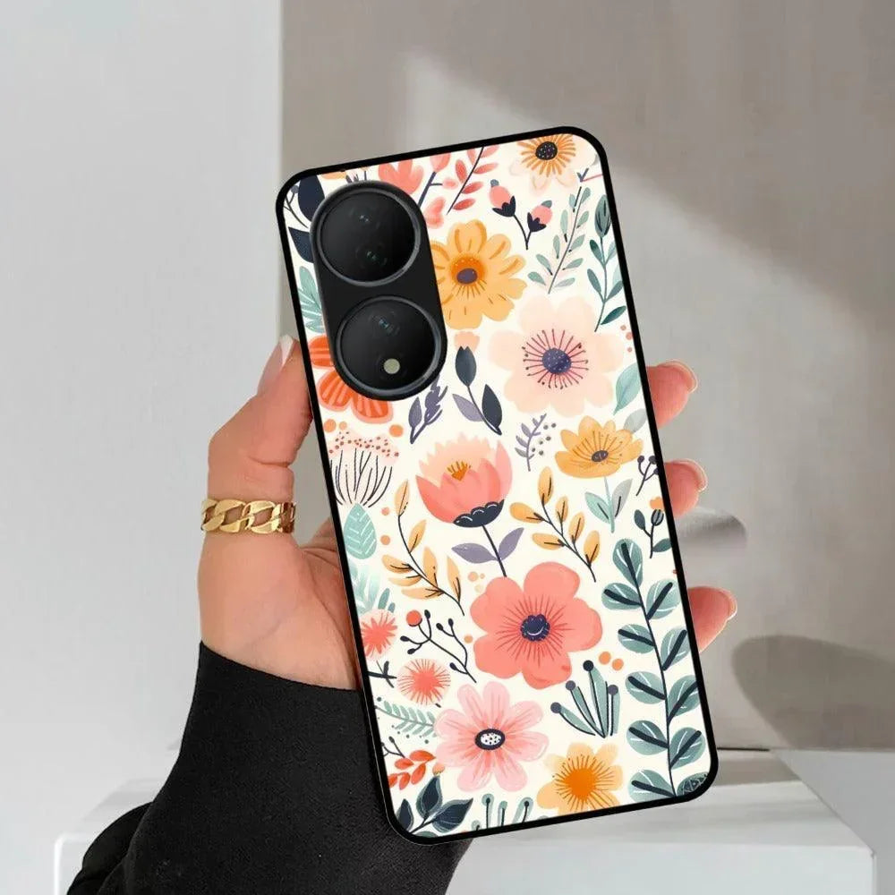 Garden of Delights Glass Case Cover For Vivo - ShopOnCliQ