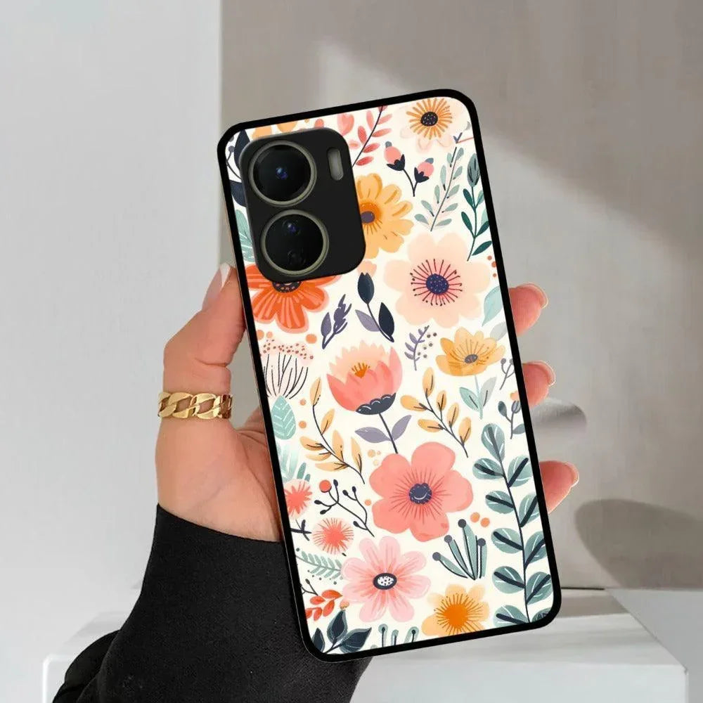 Garden of Delights Glass Case Cover For Vivo - ShopOnCliQ
