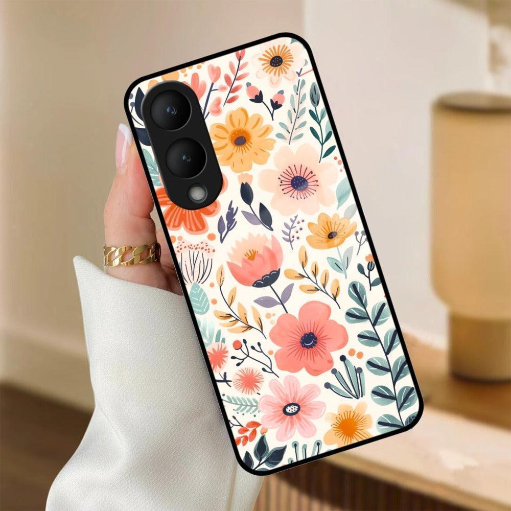 Garden of Delights Glass Case Cover For Vivo - ShopOnCliQ