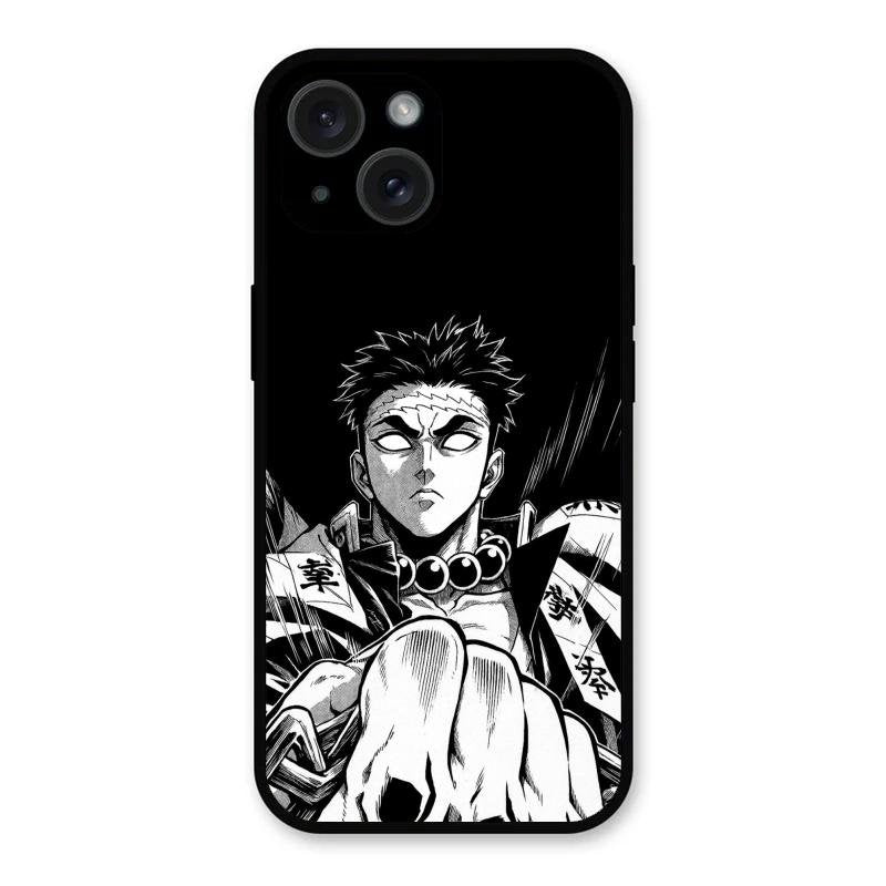 Gentle Power Glass Case Cover For iPhone 15