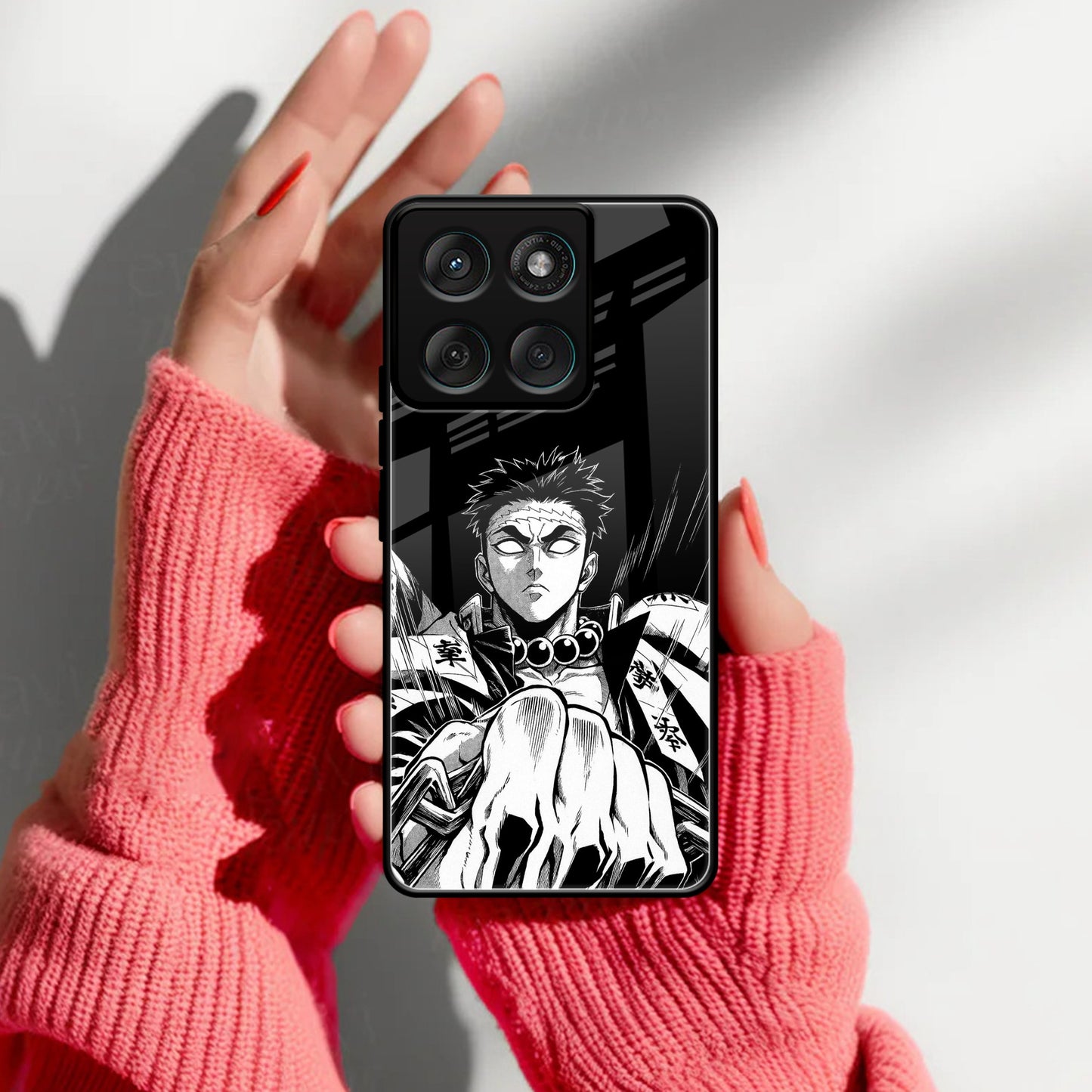 Gentle Power Glass Case Cover For Motorola