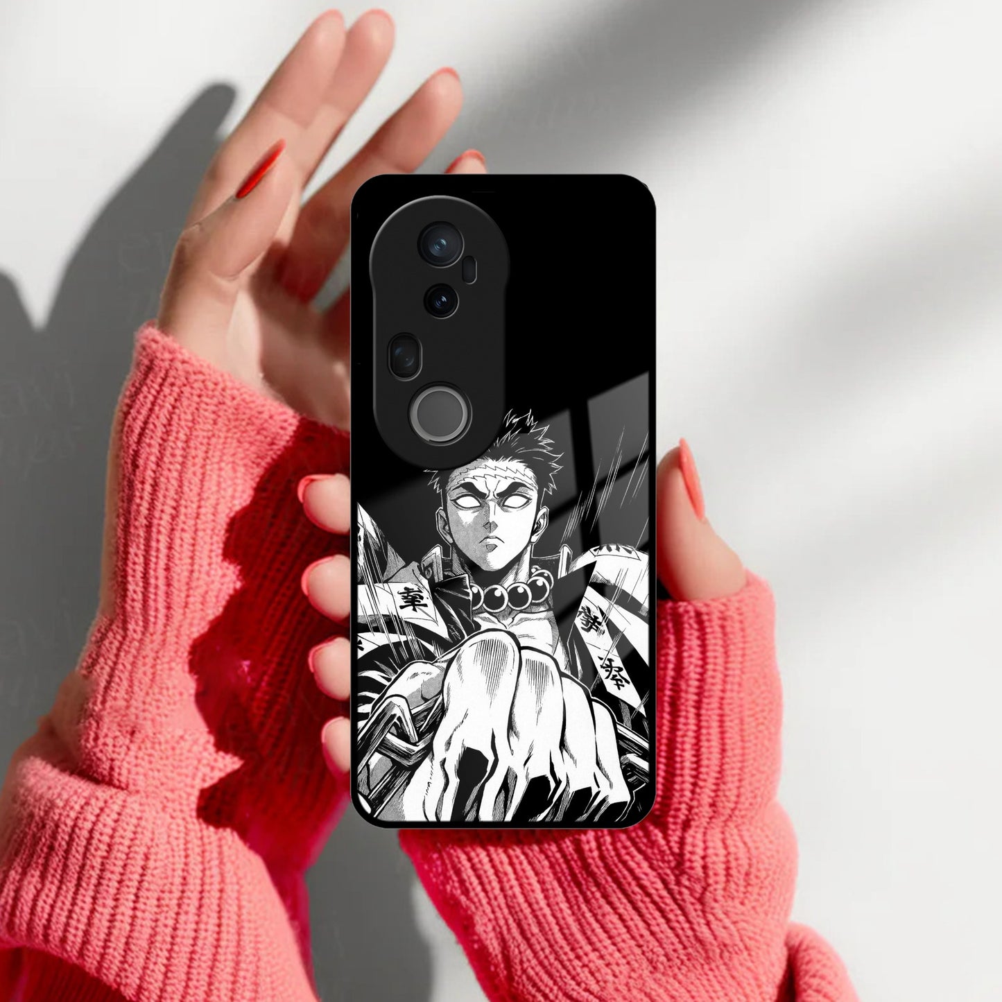 Gentle Power Glass Case Cover For Vivo