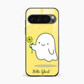 Ghost With Flower Glass Case Cover For Google Pixel 10 Pro XL