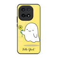 Ghost With Flower Glass Case Cover For iQOO 15 5G
