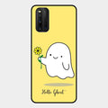 Ghost With Flower Glass Case Cover For Iqoo 3 5G