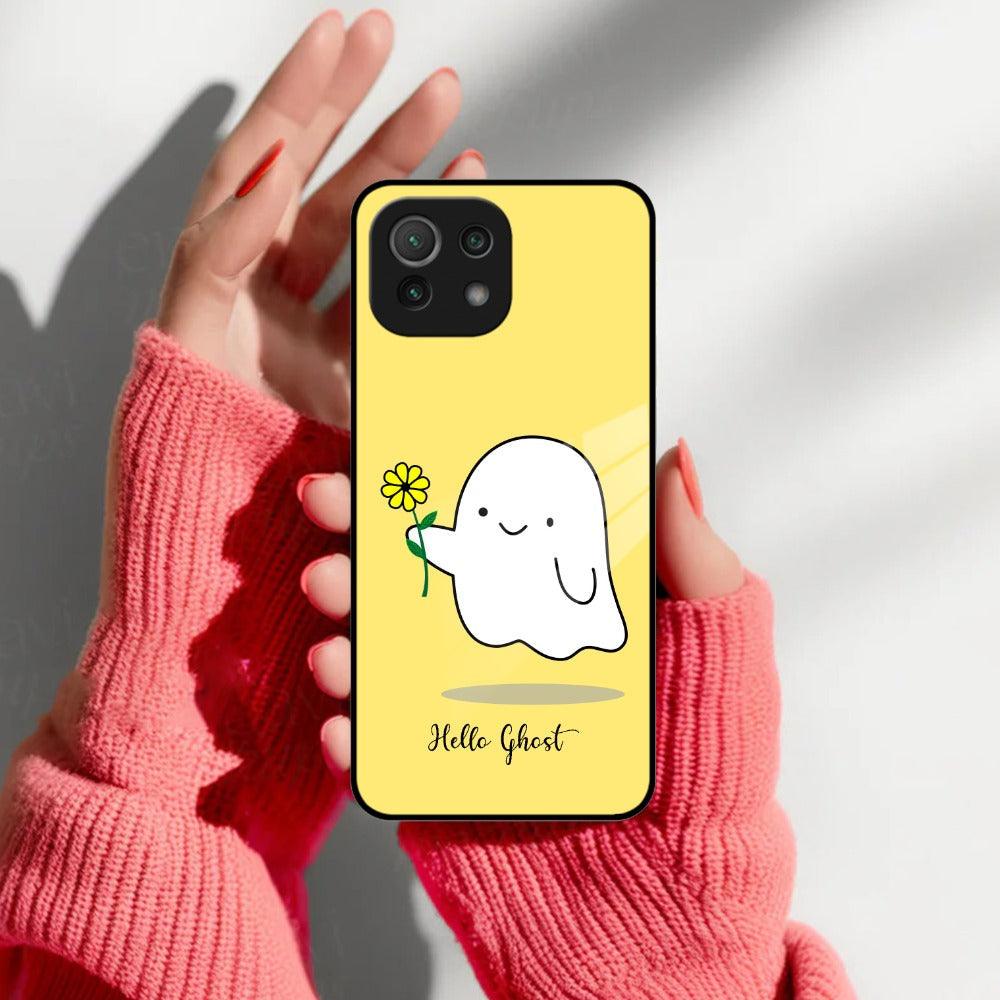 Ghost With Flower Glass Case Cover For Redmi/Xiaomi - ShopOnCliQ