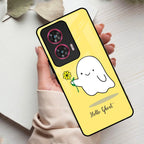 Ghost With Flower Glass Case Cover For Motorola - ShopOnCliQ