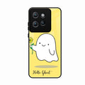 Ghost With Flower Glass Case Cover For Motorola Edge 50 Neo