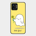 Ghost With Flower Glass Case Cover For Nothing Phone 2
