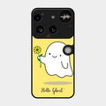 Ghost With Flower Glass Case Cover For Nothing Phone 3 5G