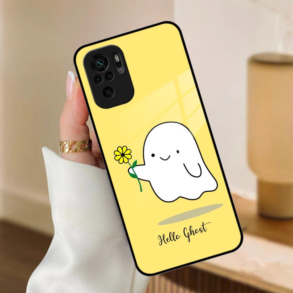 Ghost With Flower Glass Case Cover For Redmi/Xiaomi - ShopOnCliQ