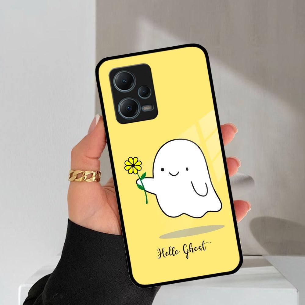 Ghost With Flower Glass Case Cover For Redmi/Xiaomi - ShopOnCliQ