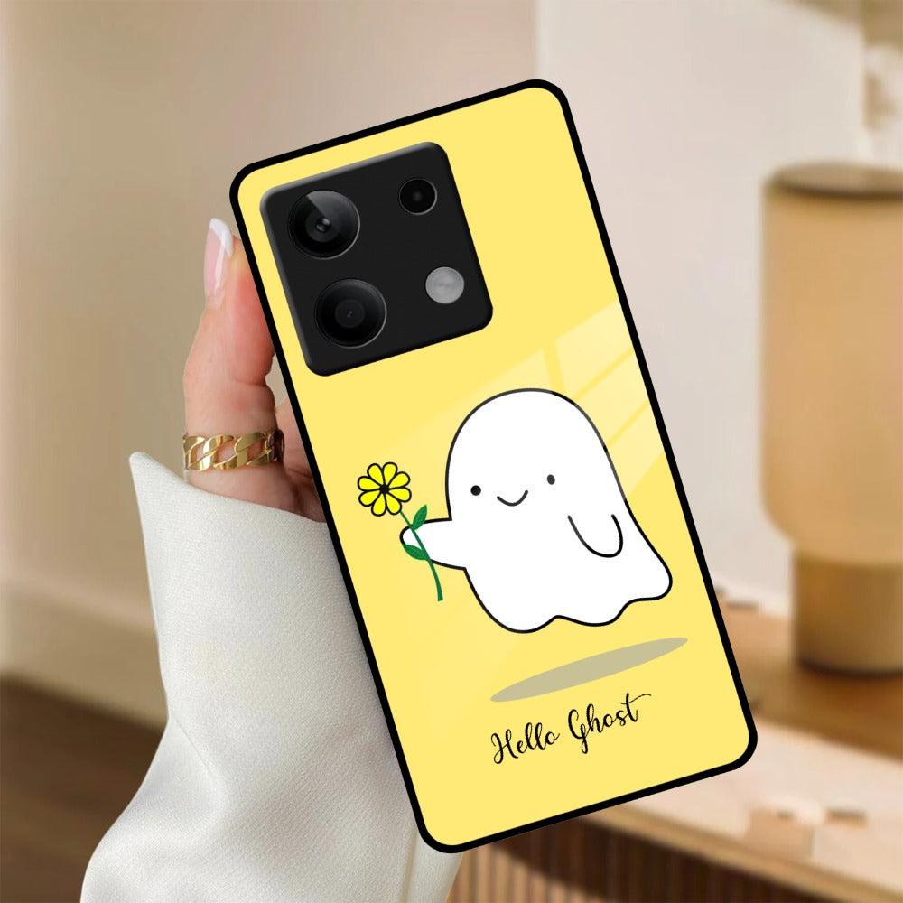 Ghost With Flower Glass Case Cover For Redmi/Xiaomi - ShopOnCliQ