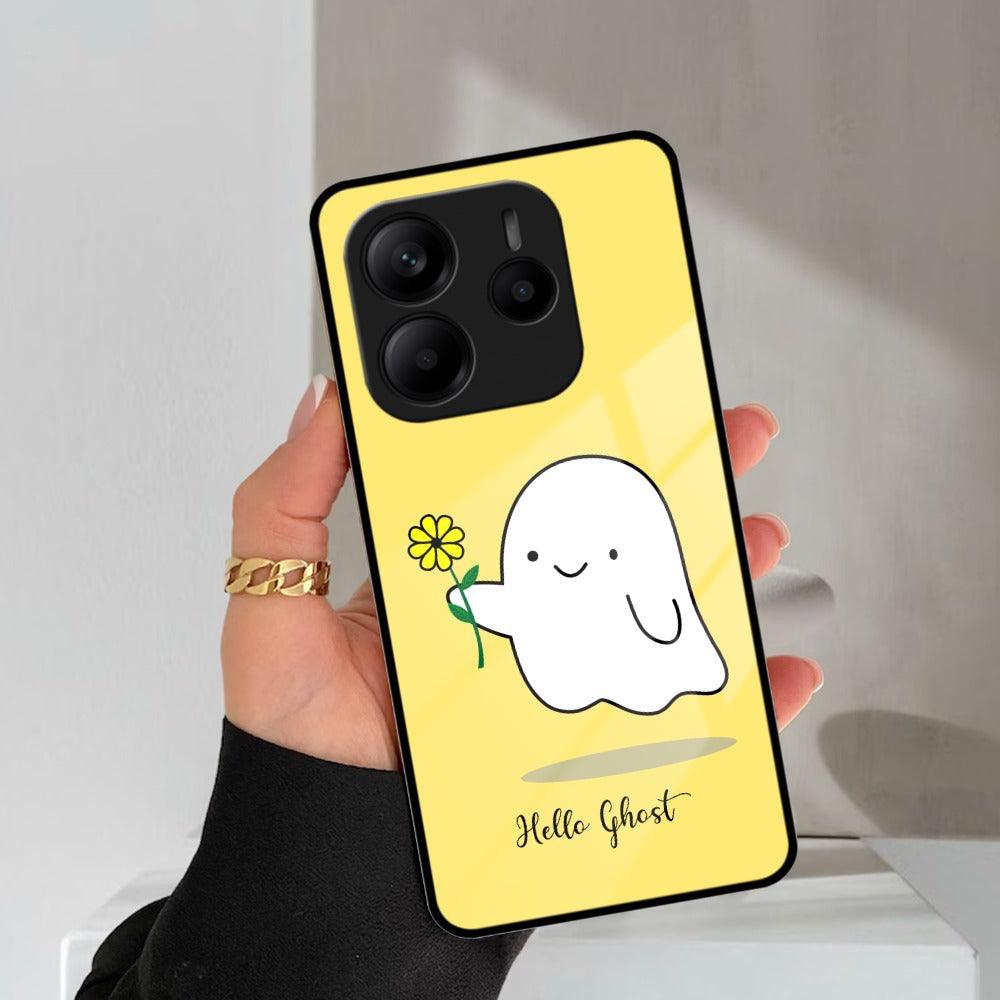 Ghost With Flower Glass Case Cover For Redmi/Xiaomi - ShopOnCliQ