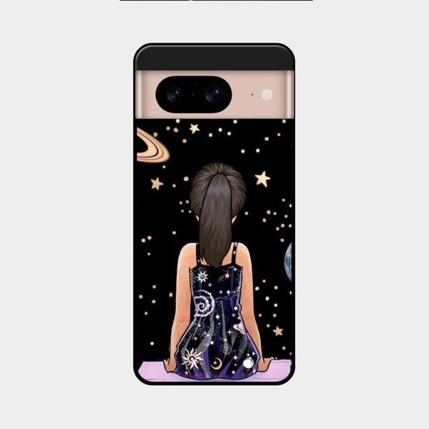 Girl In Universe Customised Glossy Metal Case Cover For Google Pixel 8 5G