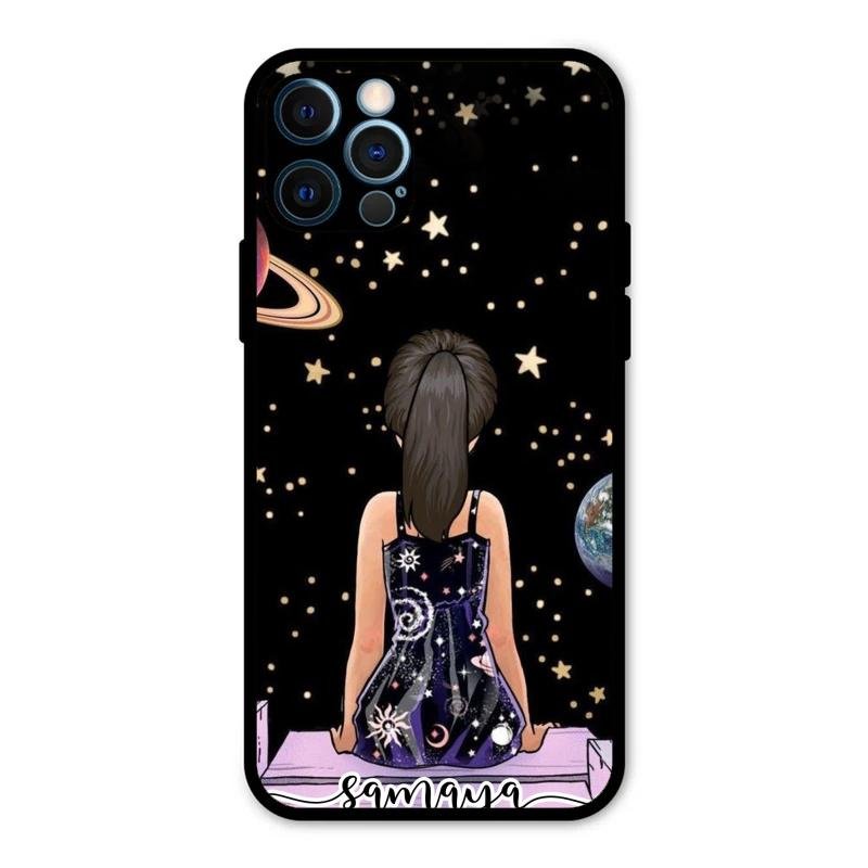 Girl In Universe Customised Glossy Metal Case Cover For iPhone 12 Pro Max