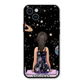 Girl In Universe Customised Glossy Metal Case Cover For iPhone 14 Plus