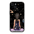 Girl In Universe Customised Glossy Metal Case Cover For iPhone 15