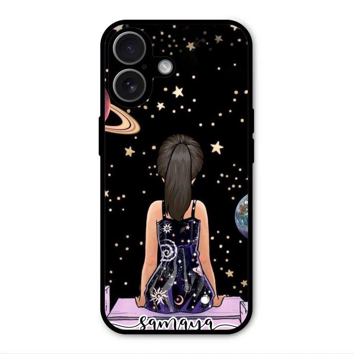 Girl In Universe Customised Glossy Metal Case Cover For iPhone 17