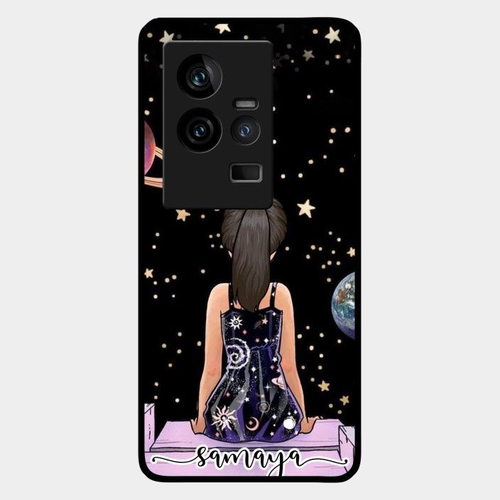 Girl In Universe Customised Glossy Metal Case Cover For Iqoo 11 5G