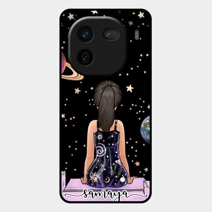 Girl In Universe Customised Glossy Metal Case Cover For Iqoo 12 5G