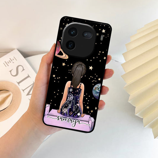 Girl In Universe Customised Glossy Metal Case Cover For iQOO