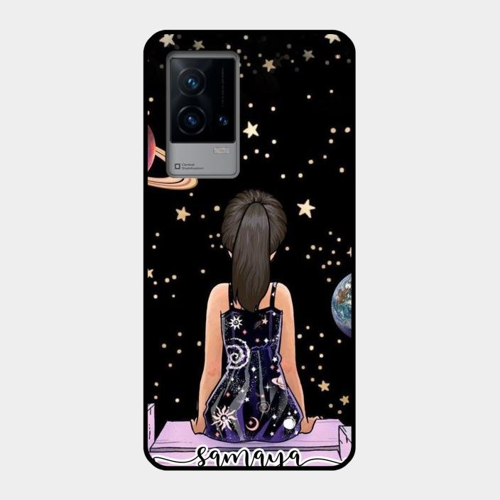 Girl In Universe Customised Glossy Metal Case Cover For Iqoo 9 5G