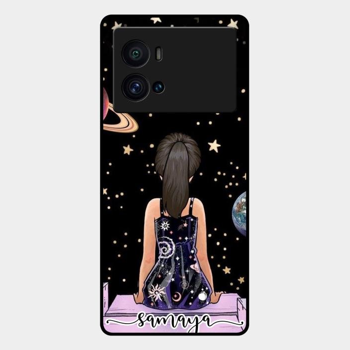 Girl In Universe Customised Glossy Metal Case Cover For Iqoo 9 Pro 5G