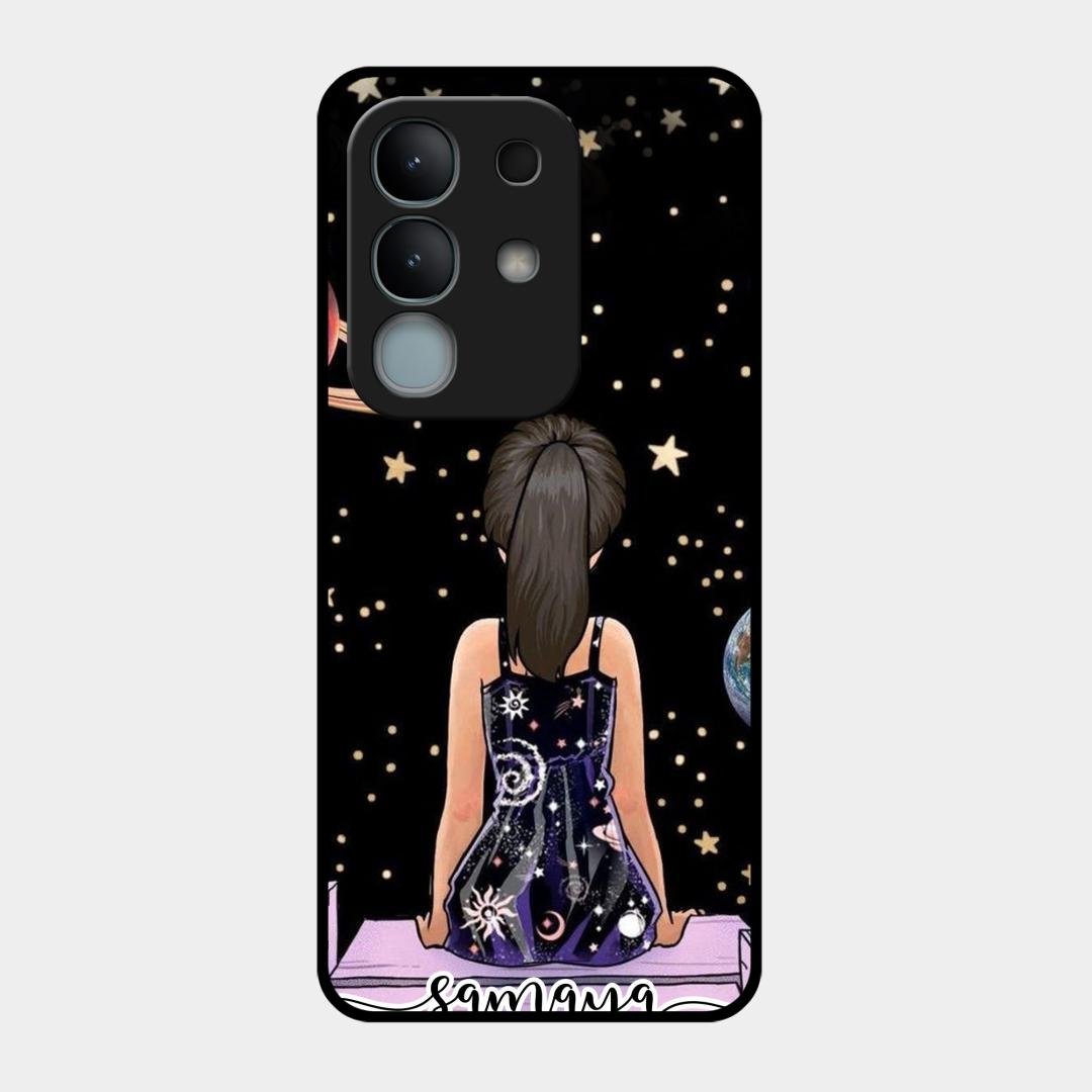 Girl In Universe Customised Glossy Metal Case Cover For iQOO Z10x 5G