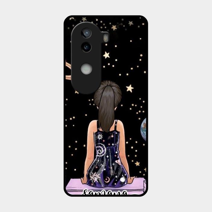 Girl In Universe Customised Glossy Metal Case Cover For Iqoo Z9S 5G