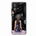 Girl In Universe Customised Glossy Metal Case Cover For Motorola Edge 40 5G