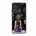 Girl In Universe Customised Glossy Metal Case Cover For Motorola Edge 50 Pro