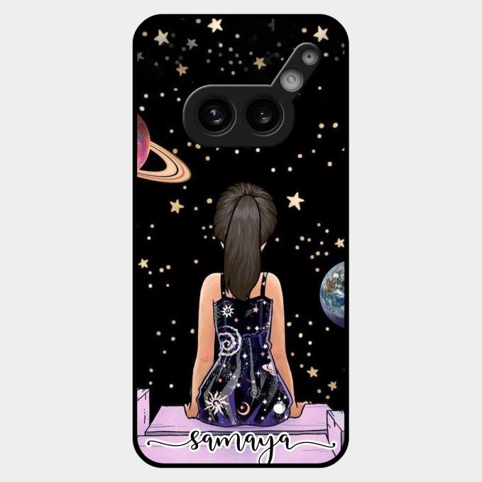 Girl In Universe Customised Glossy Metal Case Cover For Nothing Phone 2A Plus