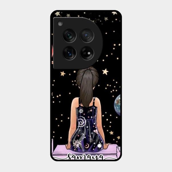 Girl In Universe Customised Glossy Metal Case Cover For Oneplus 12 5G