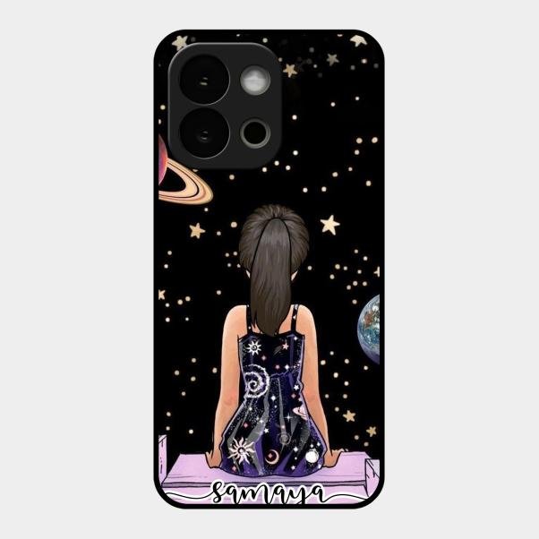 Girl In Universe Customised Glossy Metal Case Cover For Oneplus 13S 5G