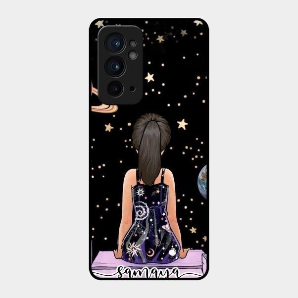 Girl In Universe Customised Glossy Metal Case Cover For Oneplus 9Rt 5G