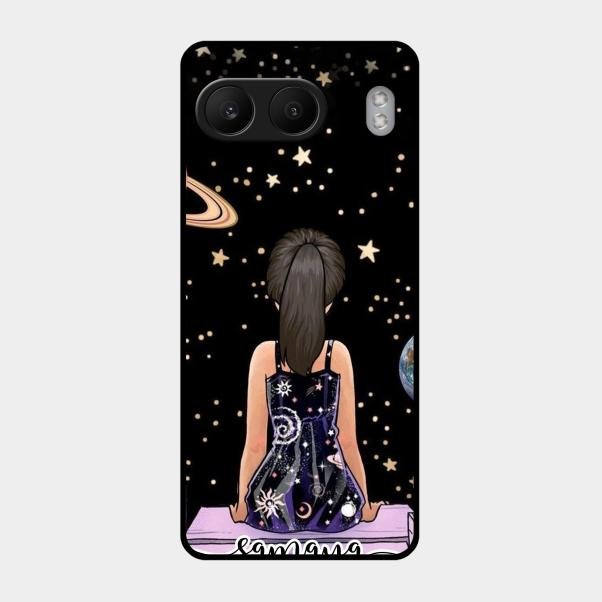 Girl In Universe Customised Glossy Metal Case Cover For Oneplus Nord 4 5G