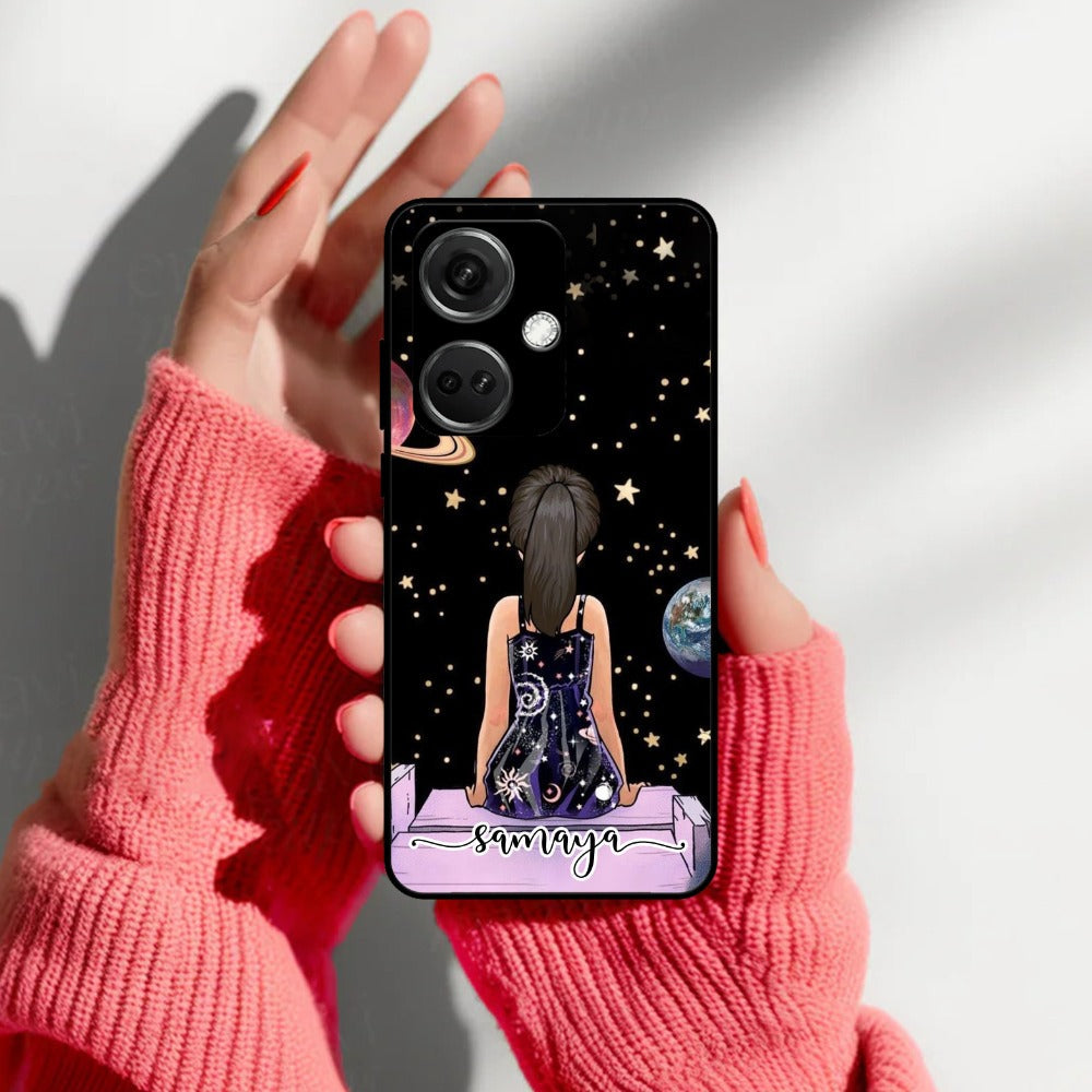 Girl In Universe Customised Glossy Metal Case Cover For OnePlus
