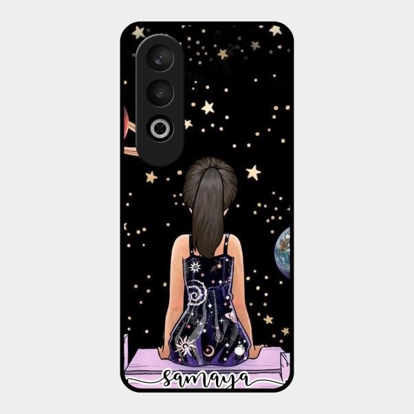 Girl In Universe Customised Glossy Metal Case Cover For Oneplus Nord Ce 4 5G