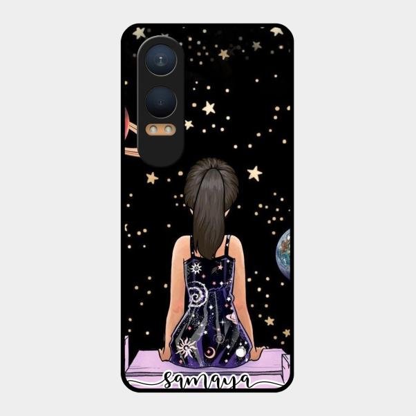Girl In Universe Customised Glossy Metal Case Cover For Oneplus Nord Ce 4 Lite 5G