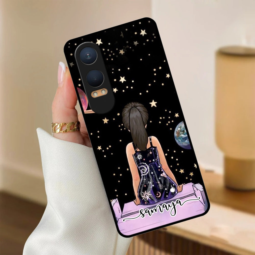 Girl In Universe Customised Glossy Metal Case Cover For OnePlus