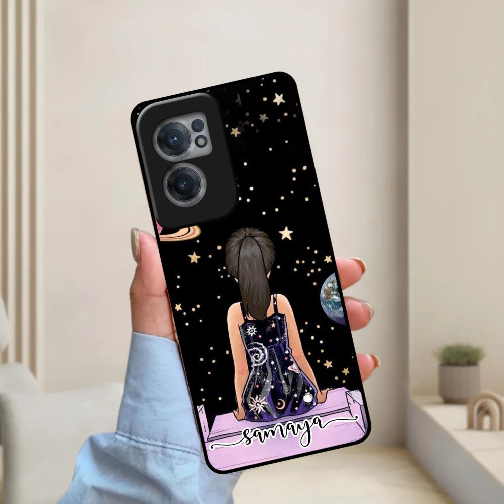 Girl In Universe Customised Glossy Metal Case Cover For OnePlus