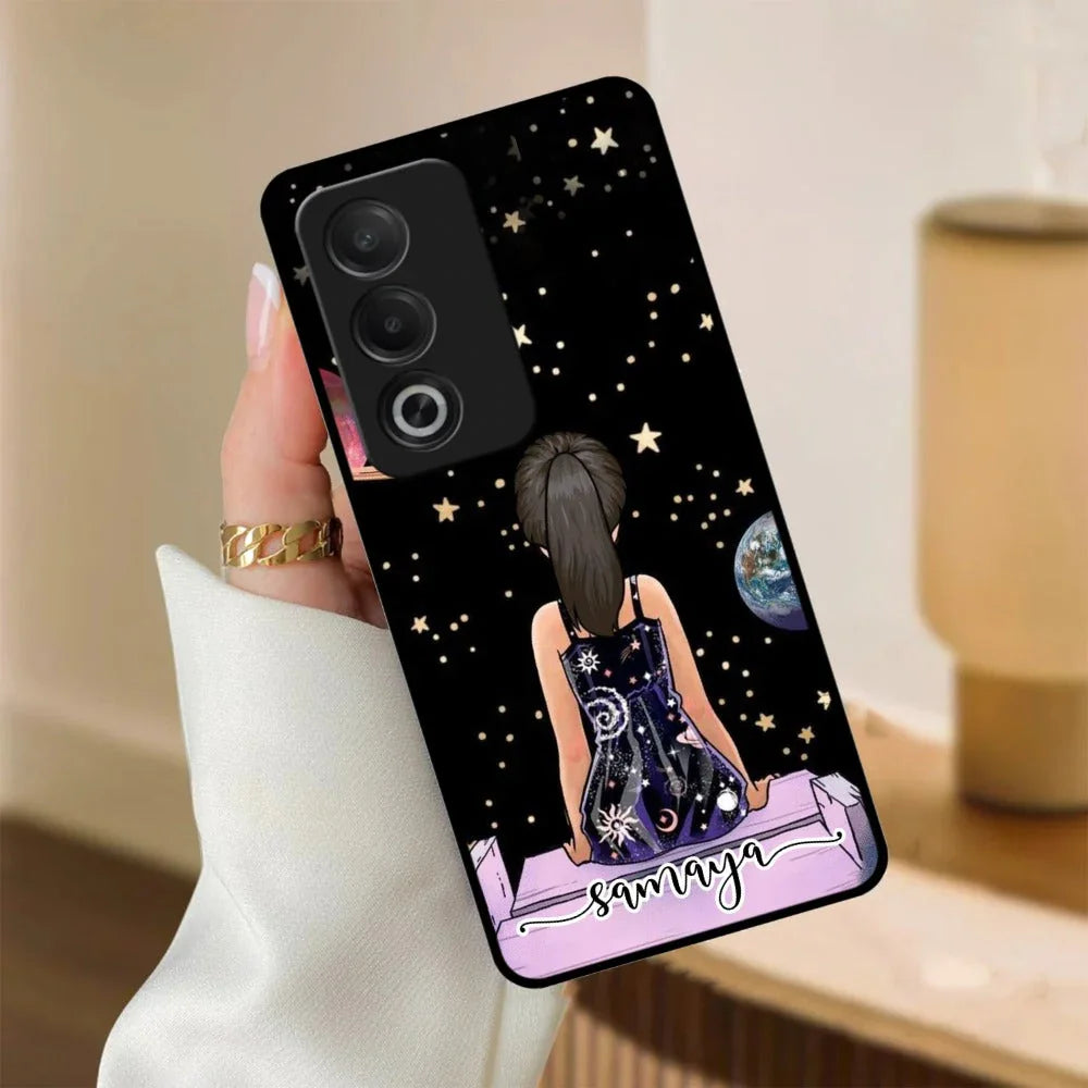 Girl In Universe Customised Glossy Metal Case Cover For Oppo - ShopOnCliQ