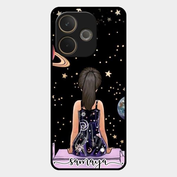 Girl In Universe Customised Glossy Metal Case Cover For Oppo A5 Pro 5G