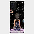 Girl In Universe Customised Glossy Metal Case Cover For Oppo A55