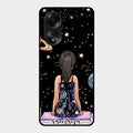 Girl In Universe Customised Glossy Metal Case Cover For Oppo A58