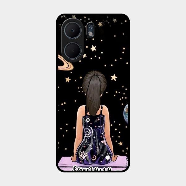 Girl In Universe Customised Glossy Metal Case Cover For Oppo A5X 5G