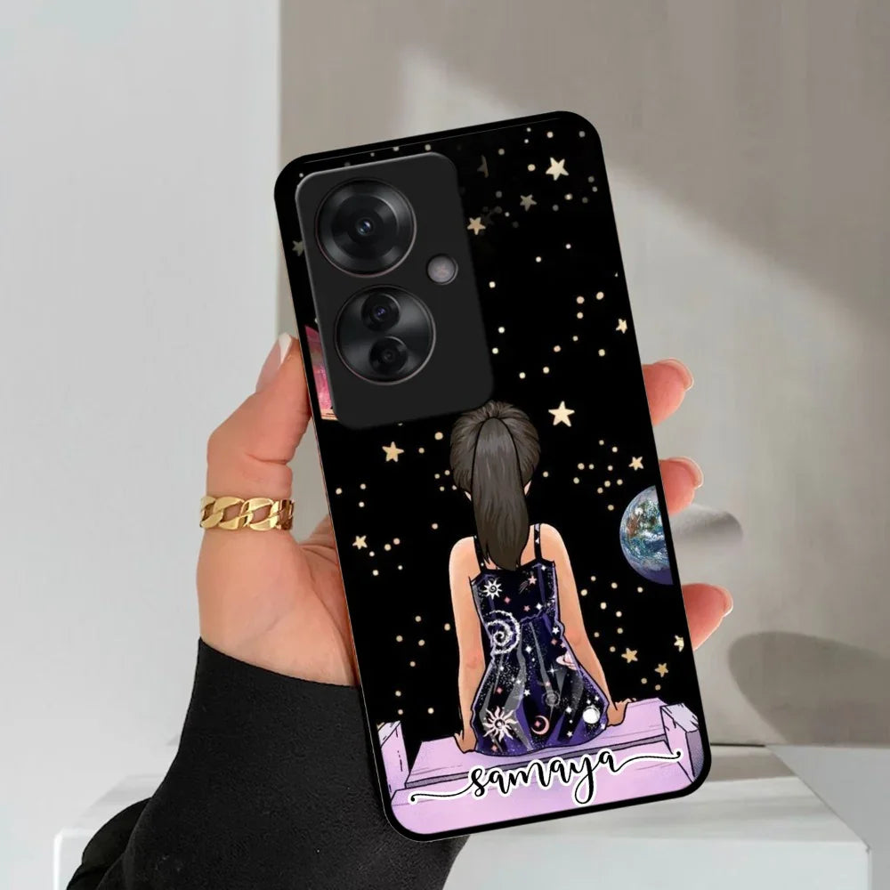 Girl In Universe Customised Glossy Metal Case Cover For Oppo - ShopOnCliQ